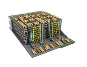 四向穿梭車貨架系統